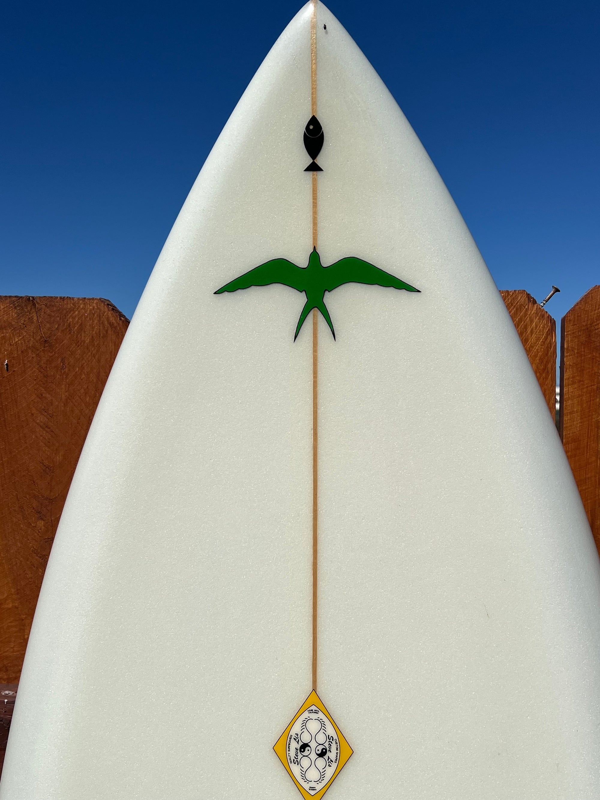 Stevie Lis 6'6” Hand-Shaped Quad Fish - The Surfboard Rack