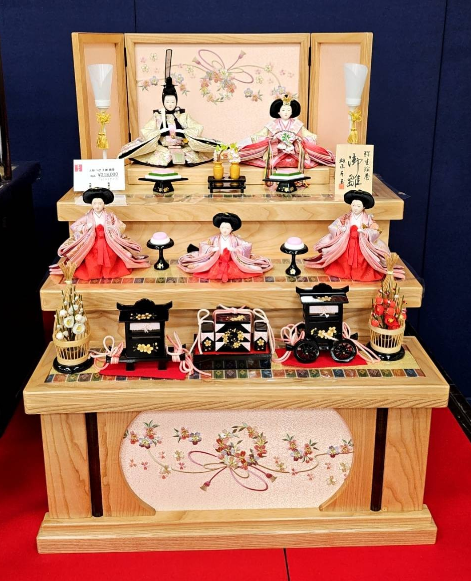 楽天市場】東玉 三段飾り ひな人形の通販