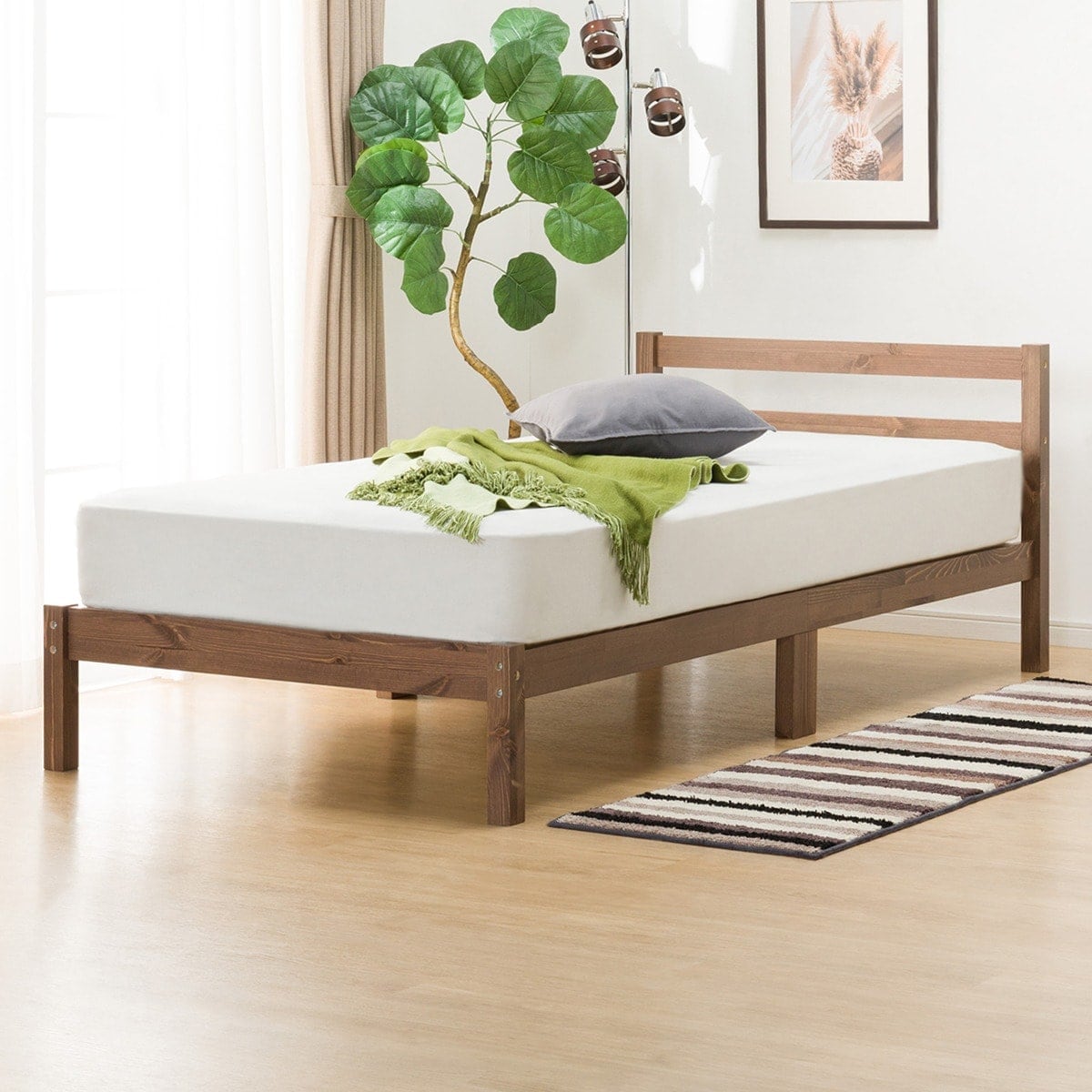 幅99.7cm] シングルベッドフレーム(パック3 MBR) ベッド ベッド