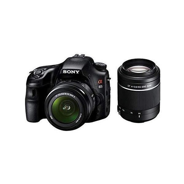 SONY 1000円スタート！お買い得 Sony α65 ダブルズームレンズ 中古