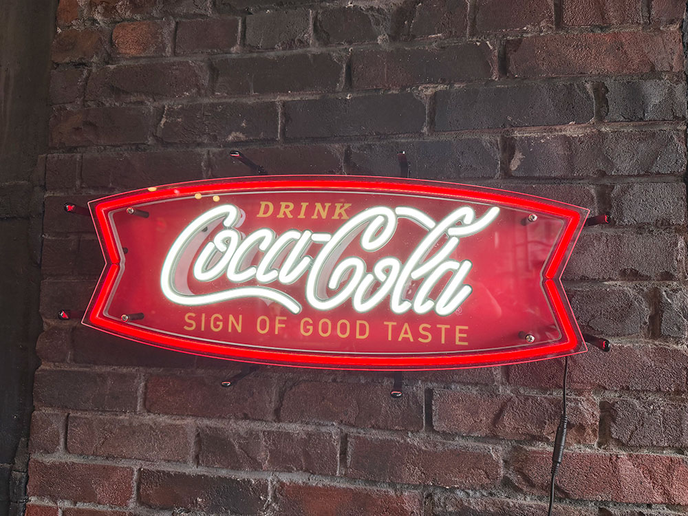 楽天市場】コカコーラ ネオン管の通販