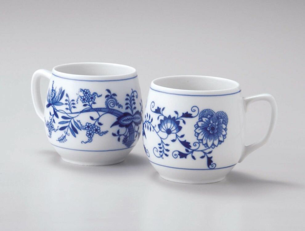 楽天市場】ボヘミア ブルーオニオン マグカップの通販