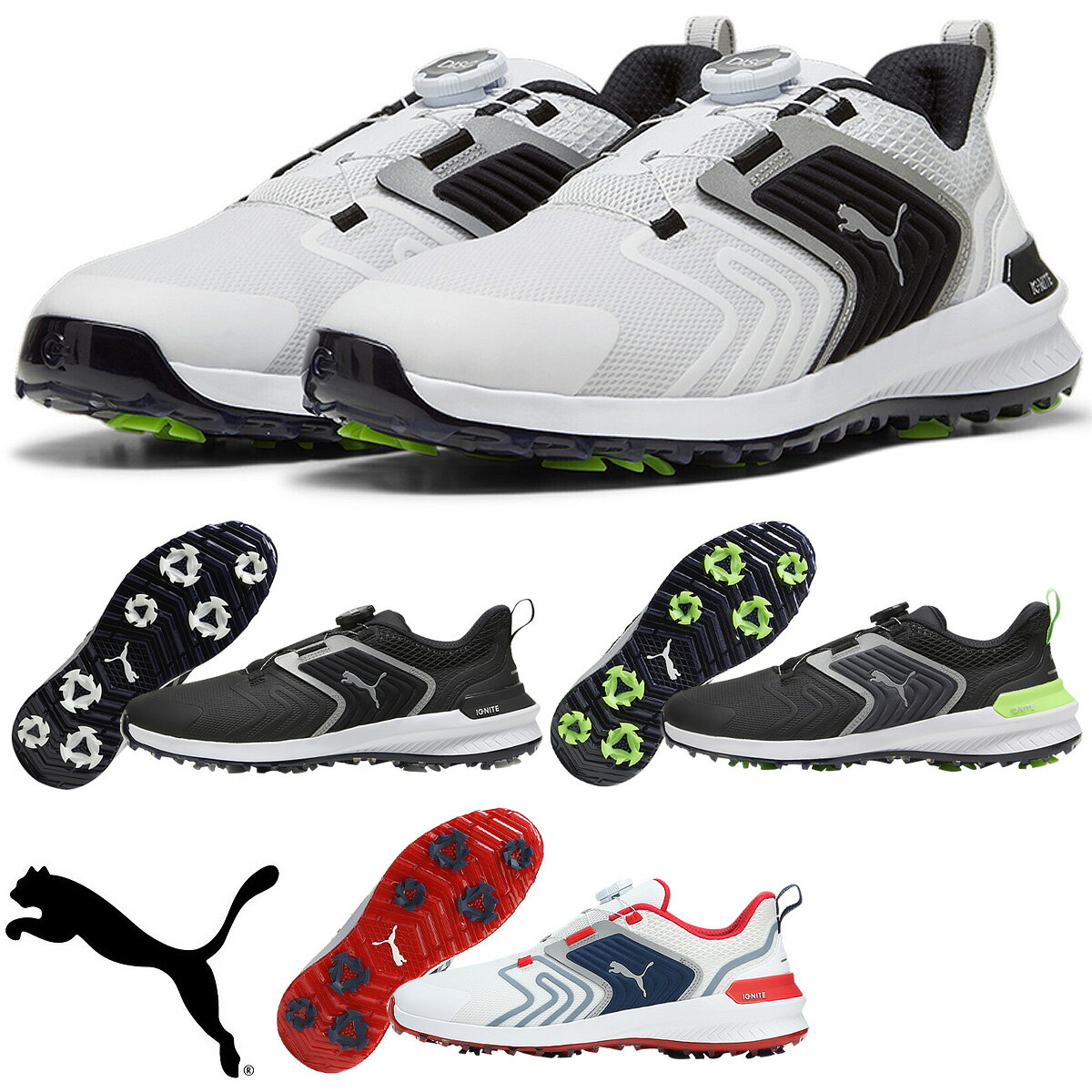 楽天市場】プーマ イグナイト ゴルフシューズ（スポーツ・アウトドア