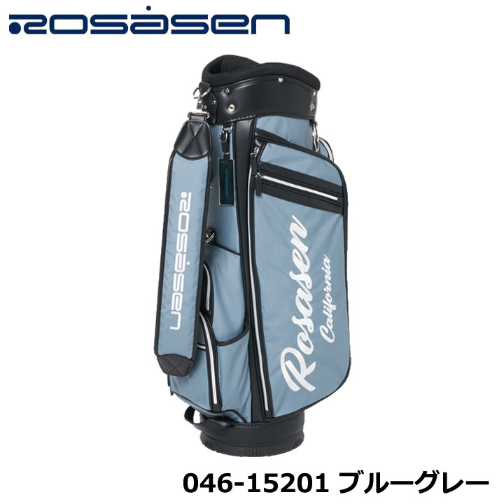 ROSASEN キャディバッグ スタンド式 ホワイト キャンバス レディース