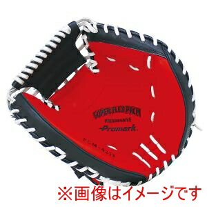 軟式野球 左投 キャッチャーミット プロマーク Promark 捕手 大人 赤