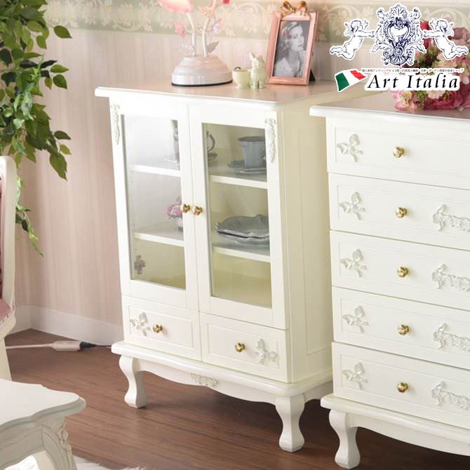 楽天市場】姫系（カラーホワイト）（キャビネット・コンソール｜収納