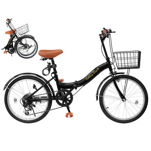 楽天市場】自転車 24インチ（カラーブラック）（折りたたみ自転車