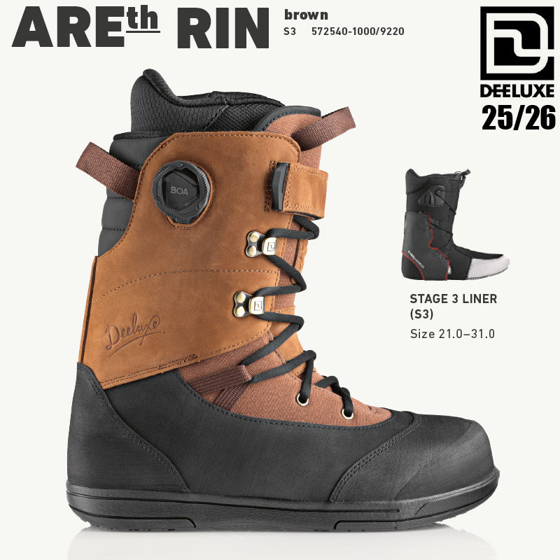 さ*る様 Proton スノーボードブーツ BOAシステム ブラウン BOAシステム