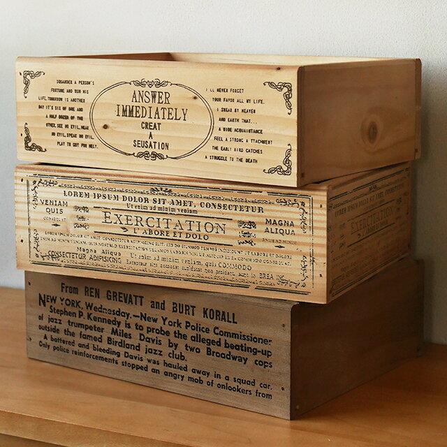 楽天市場】アンティーク 木箱（木箱｜収納家具）：インテリア・寝具