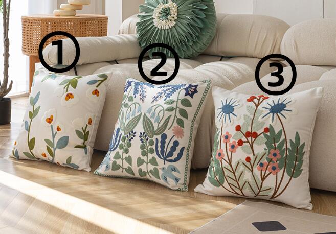 楽天市場】クッションカバー刺繍の通販