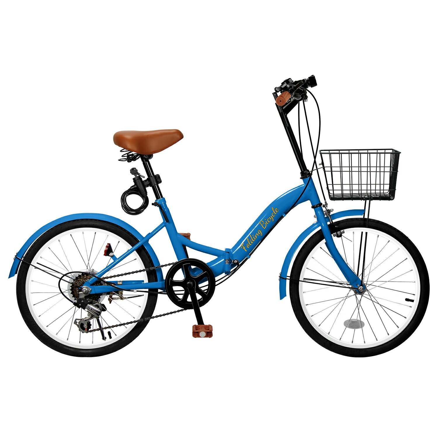 楽天市場】折りたたみ自転車（カラーブルー）の通販