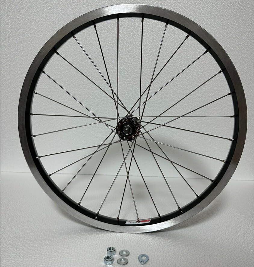 楽天市場】自転車 前輪 ホイール 20インチ 完組の通販