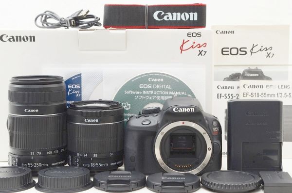 楽天市場】キヤノン EOS Kiss X7 ダブルズームキットの通販