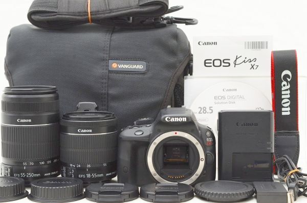 楽天市場】キヤノン EOS Kiss X7 ダブルズームキットの通販