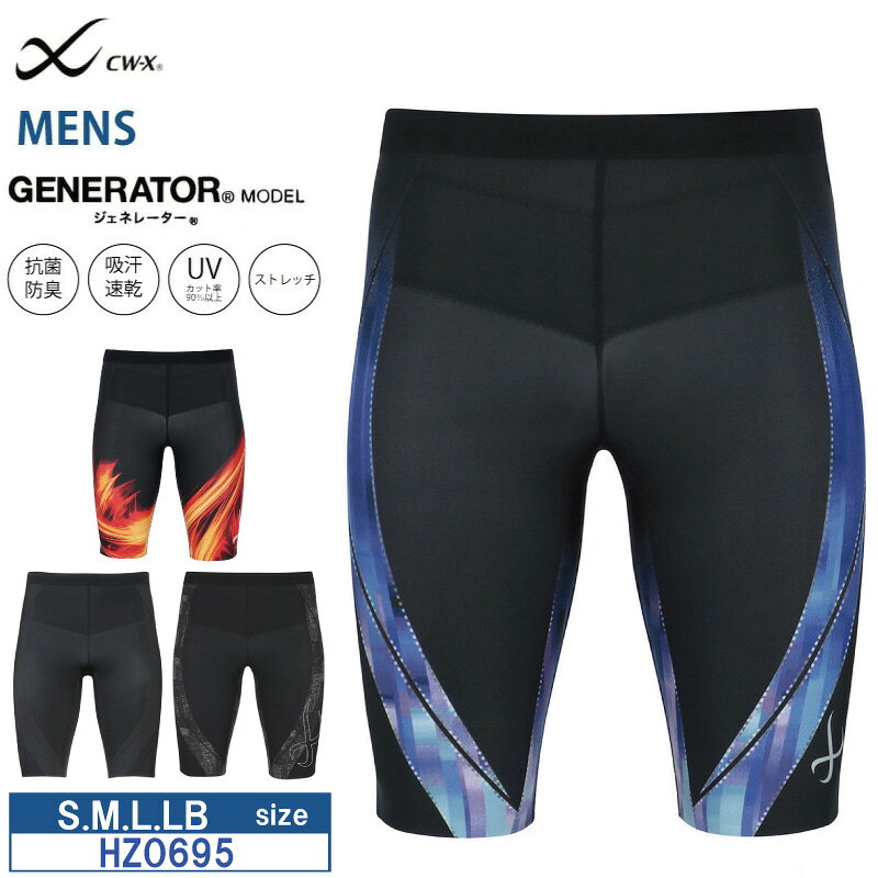 楽天市場】cw－x メンズ hpo695 スピードモデル ハーフタイツの通販