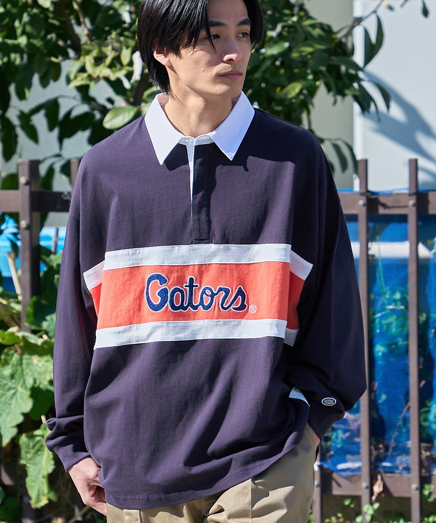 楽天市場】ネイビー（袖の長さ長袖）（ポロシャツ｜トップス）：メンズ