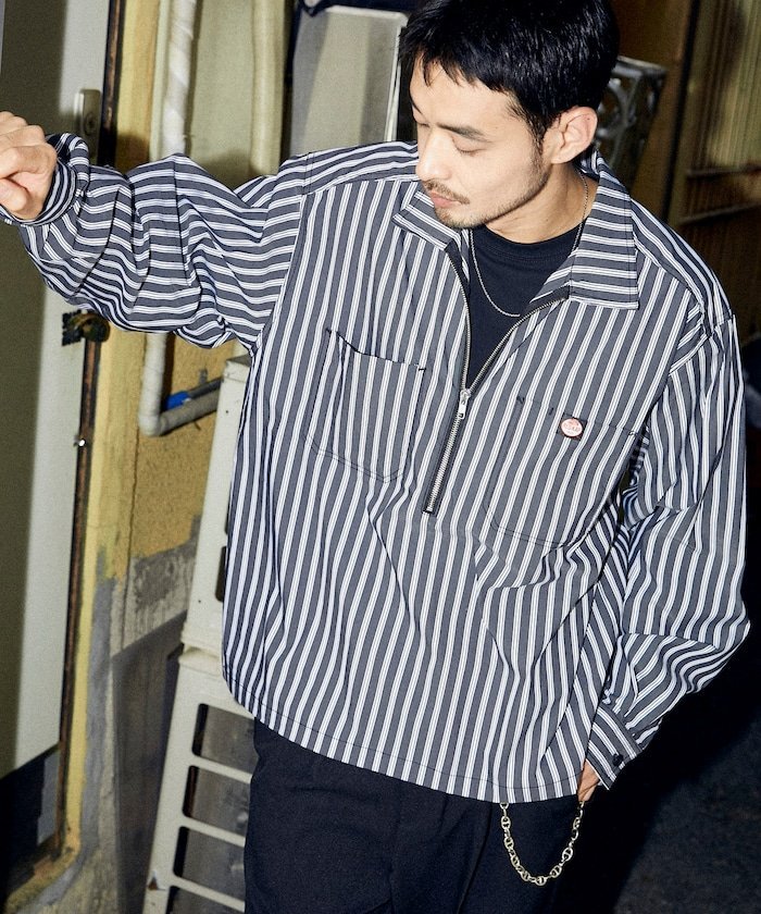 楽天市場】ハーフジップ ワークシャツの通販