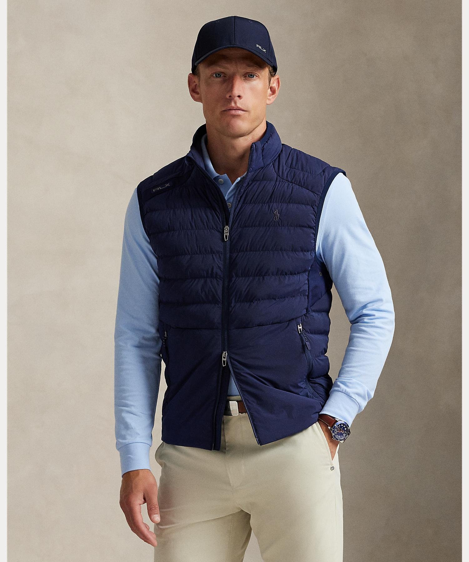 RLX ネイビー ジップアップベスト Mサイズ ゴルフ 楽天市場】ラルフ