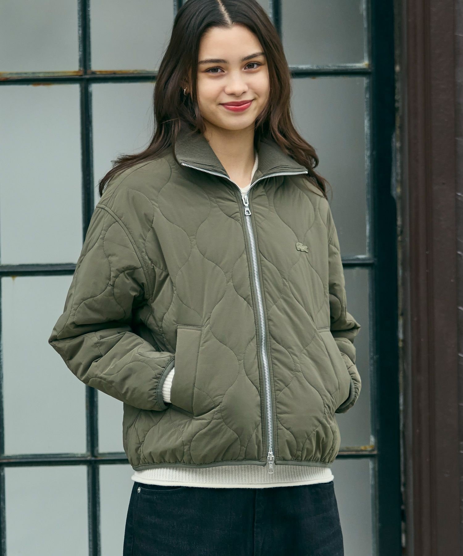 楽天市場】キルティング ジャケット（ブランドラコステ）の通販