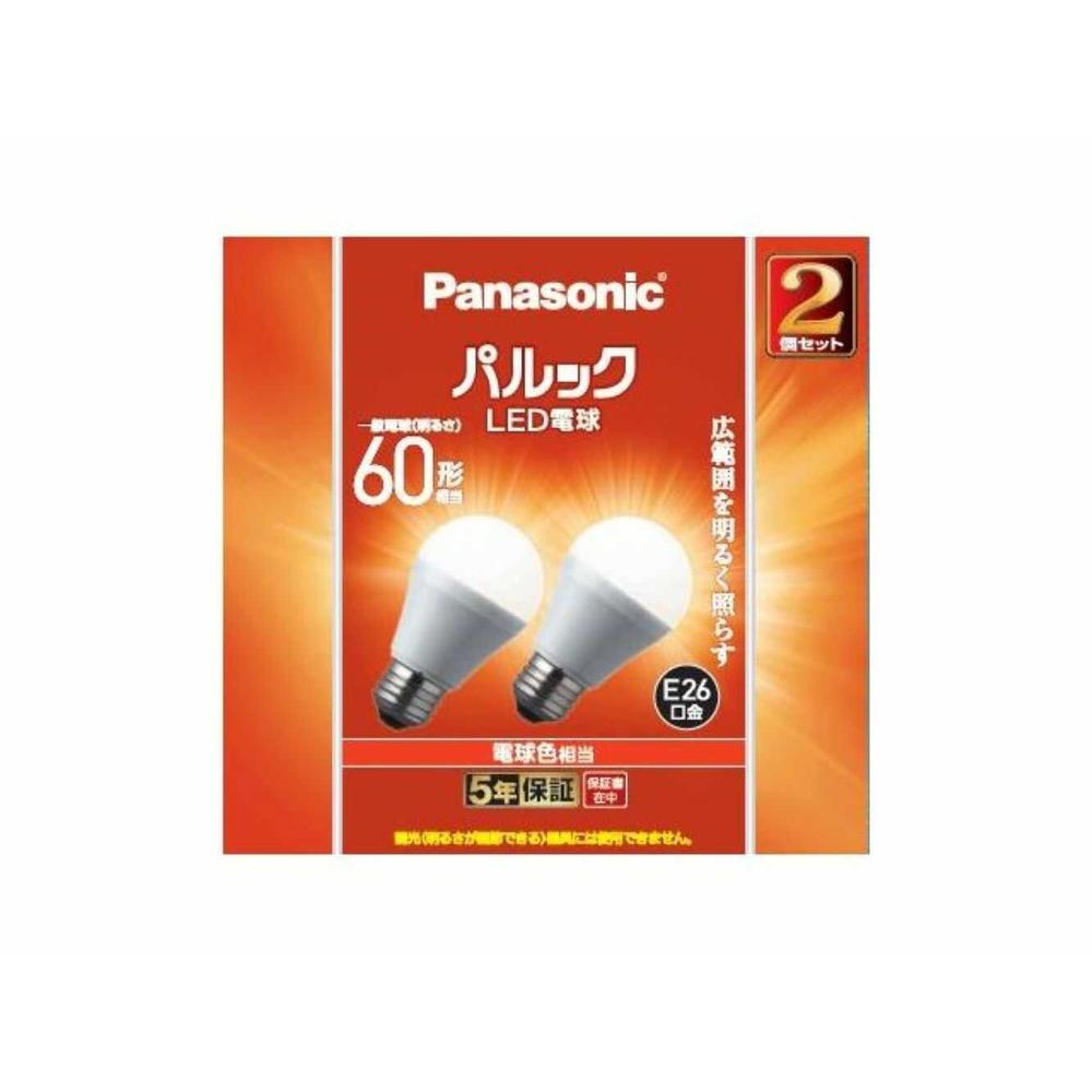 楽天市場】panasonic led 電球 60w 2個の通販