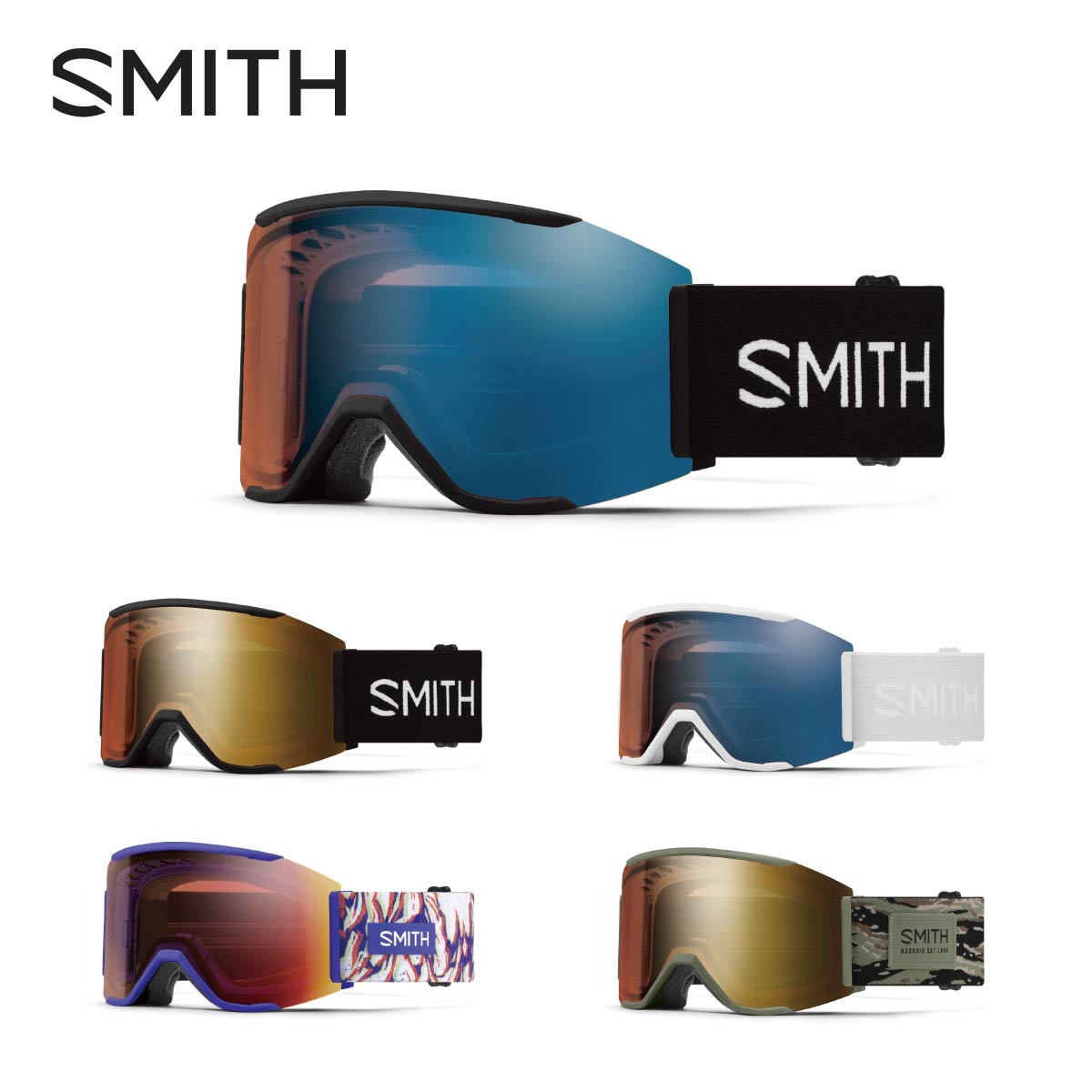 楽天市場】smith ゴーグル squad magの通販