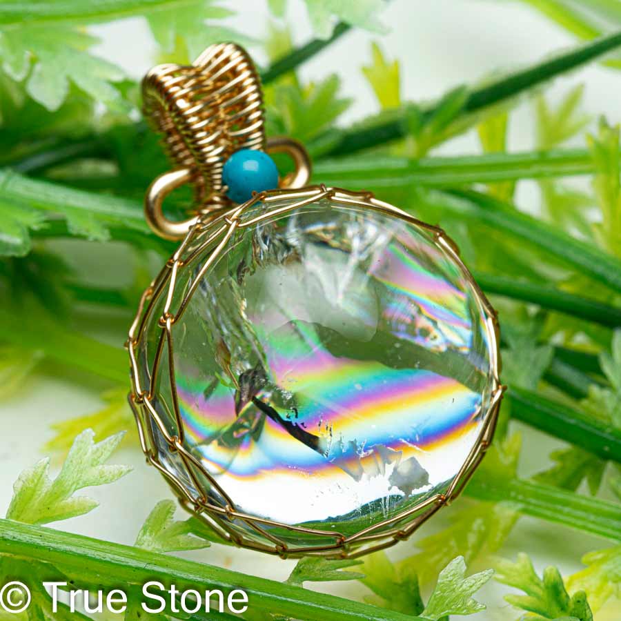 楽天市場】水晶 スフィア 虹の通販