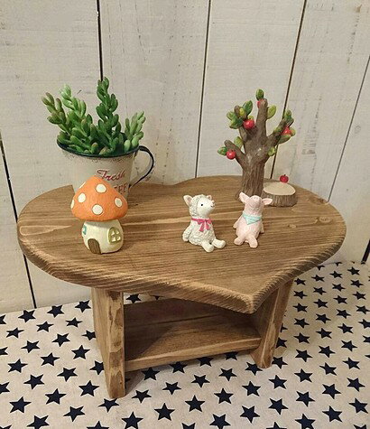 楽天市場】カントリー家具 ハート（テーブル｜インテリア・寝具・収納