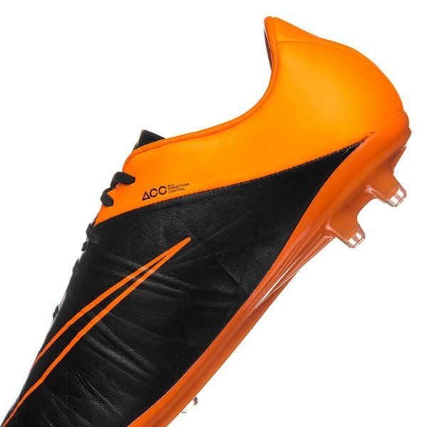 Nike Hypervenom Phinish Leather FG Black/Total Orange