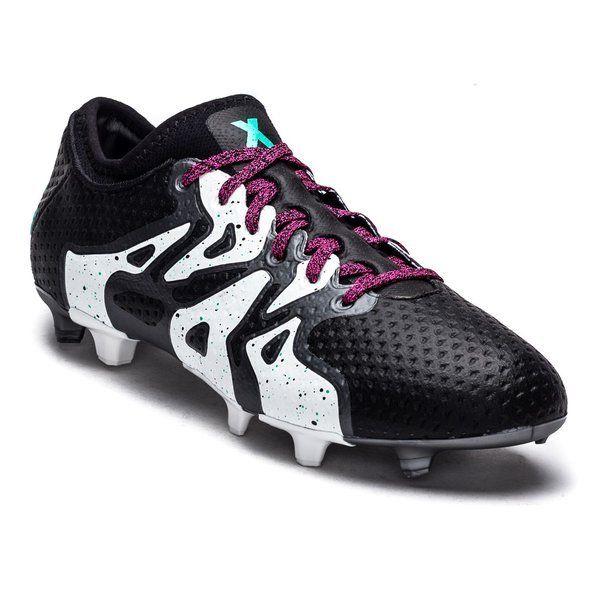 adidas X 15+ Primeknit FG/AG Core Black/Shock Mint/White