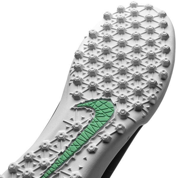 Nike HypervenomX Pro TF Black/White/Green Glow