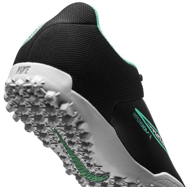 Nike HypervenomX Pro TF Black/White/Green Glow