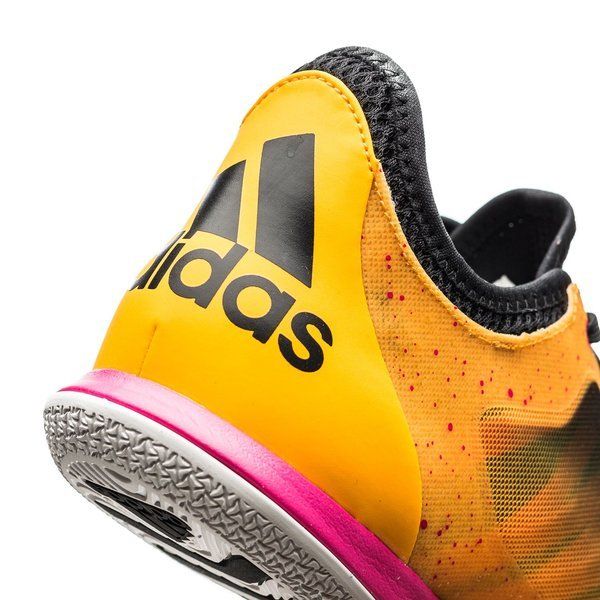 adidas X 15.1 Court IN Solar Gold/Core Black/Shock Pink
