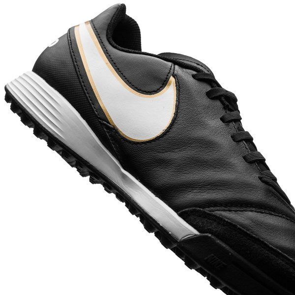 Nike Tiempo Genio II TF Black/White/Metallic Gold