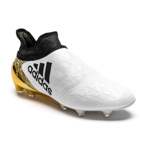 adidas X 16+ PureChaos FG/AG Stellar Pack - White/Core Black/Gold