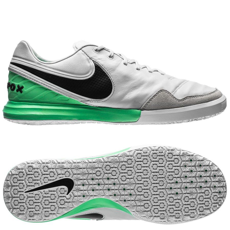 Nike TiempoX Proximo IC Motion Blur - Pure Platinum/Electro Green