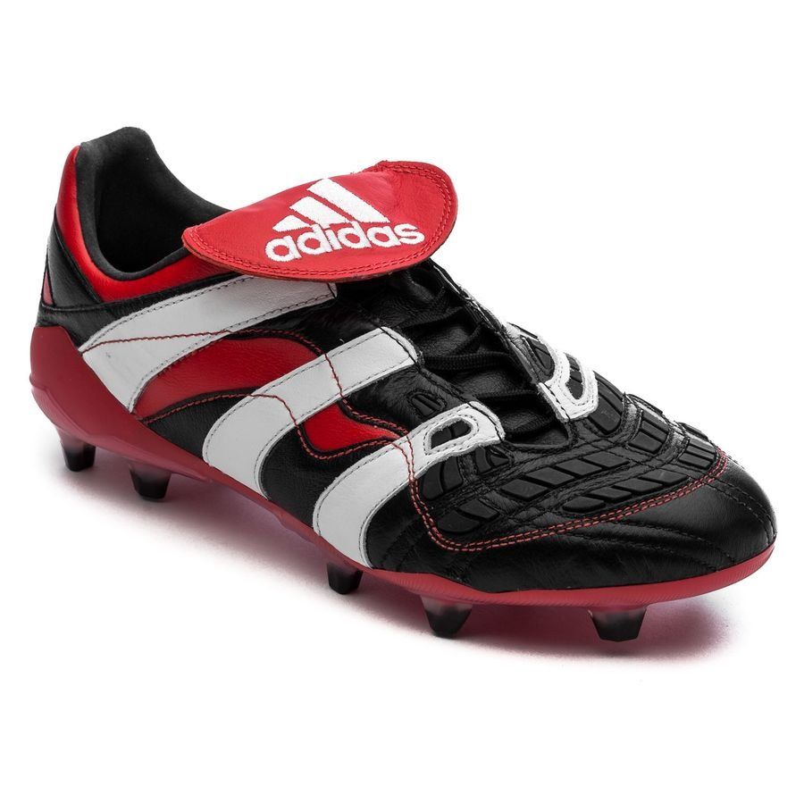 adidas Predator Accelerator FG/AG - Core Black/Footwear White/Red