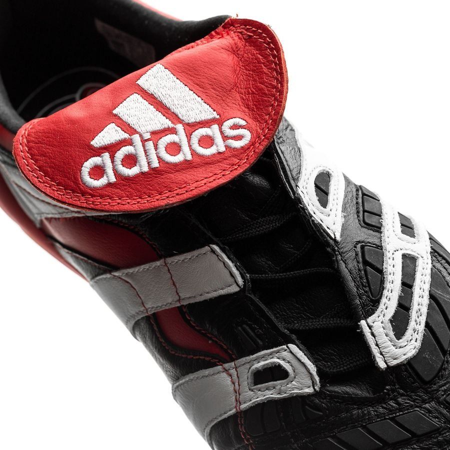 adidas Predator Accelerator FG/AG - Core Black/Footwear White/Red