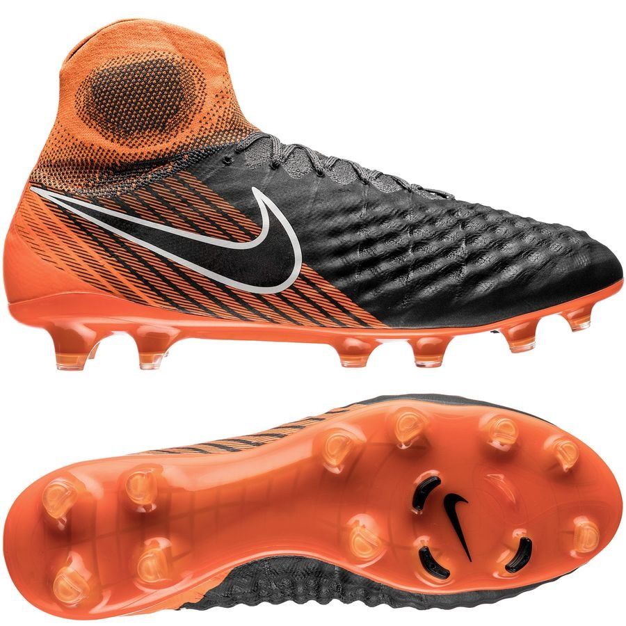 Nike Magista Obra 2 Elite DF FG Fast AF - Dark Grey/Black/Total Orange