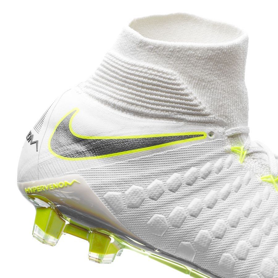 Nike Hypervenom Phantom 3 Elite DF FG Just Do It - White/Volt