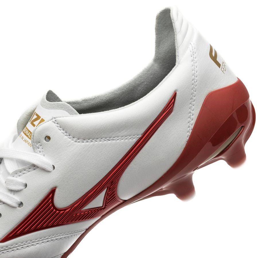 Mizuno Morelia Neo II F9T FG - White/Red LIMITED EDITION