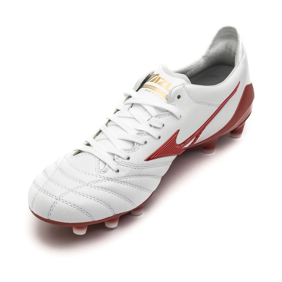 Mizuno Morelia Neo II F9T FG - White/Red LIMITED EDITION