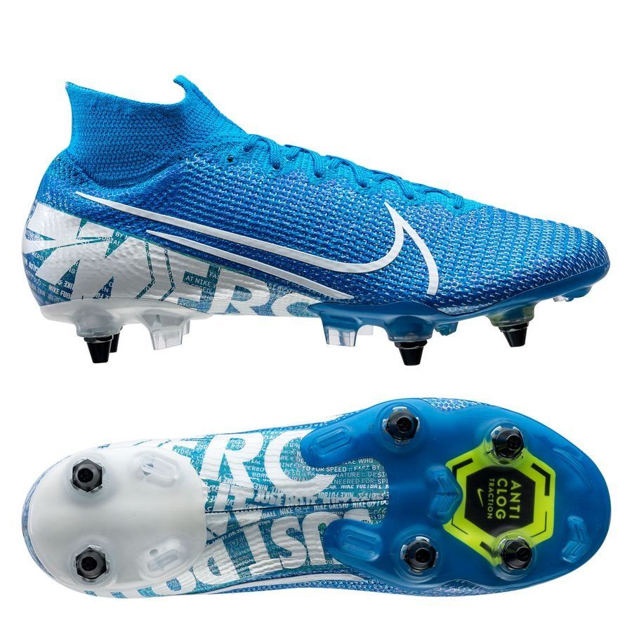 Nike Mercurial Superfly 7 Elite SG-PRO Anti-Clog New Lights - Blue