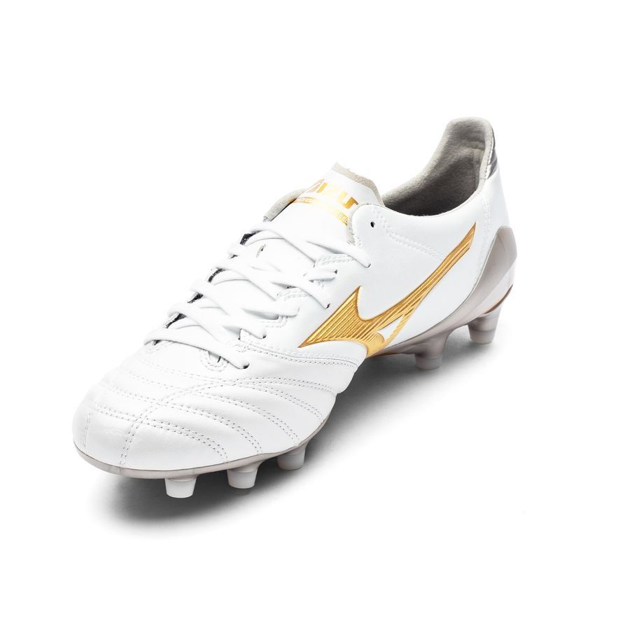 Mizuno Morelia Neo II MD FG Victory Gold - White/Gold