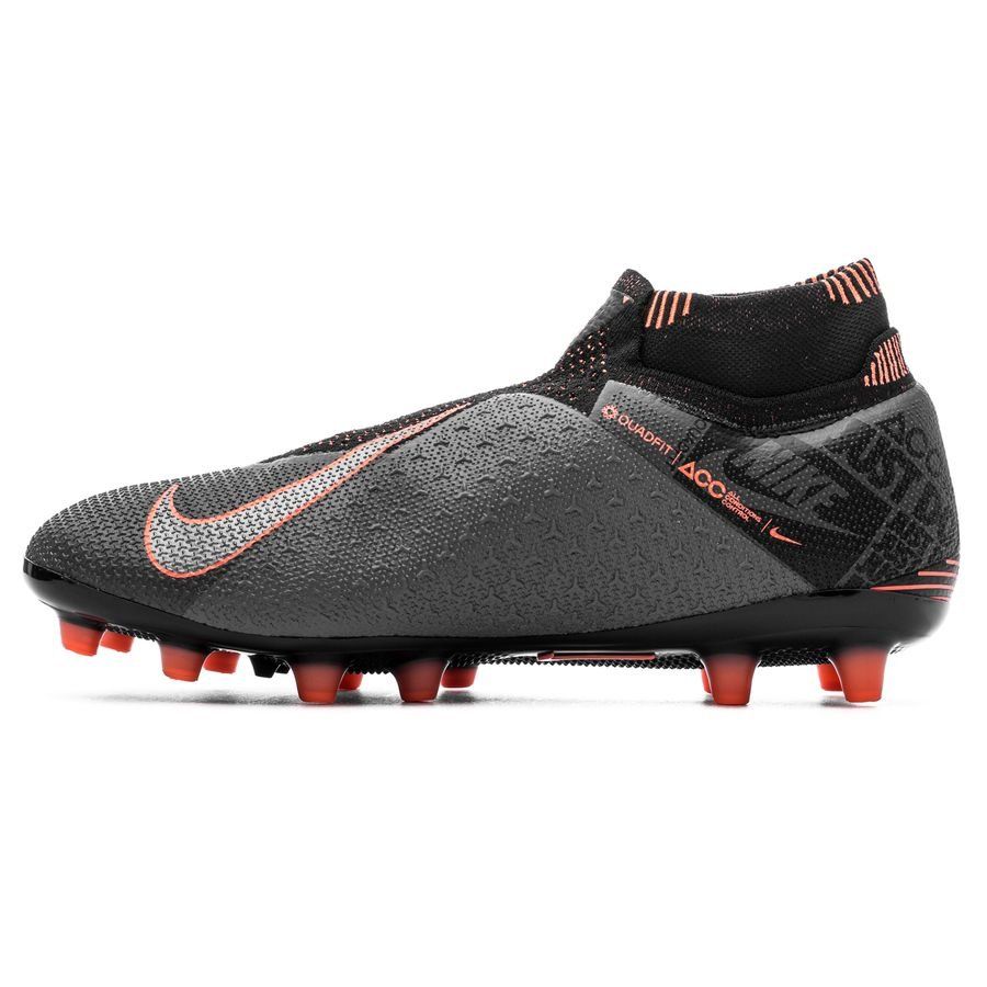 Nike Phantom Vision Elite DF AG-PRO Fire - Dark Grey/Bright Mango