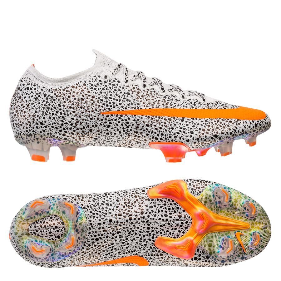 Nike Mercurial Vapor 13 Elite FG CR7 Safari - White/Total Orange
