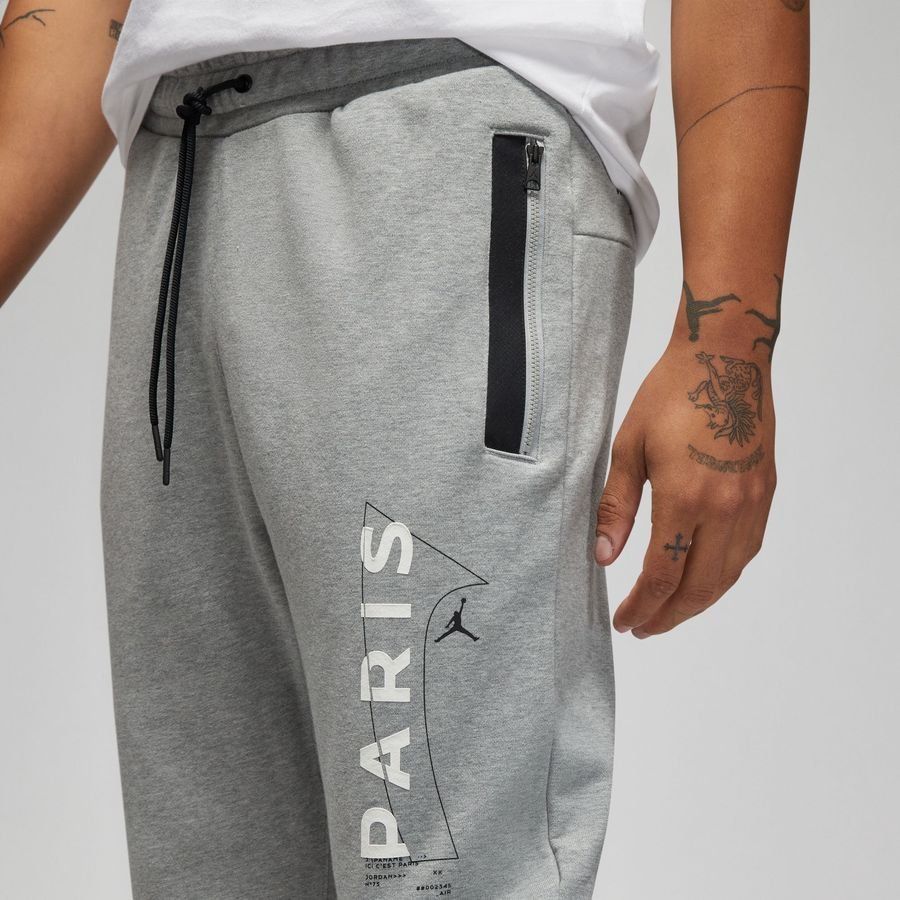 Paris Saint Germain Fleece Pants Jordan x PSG - Grey Heather/White