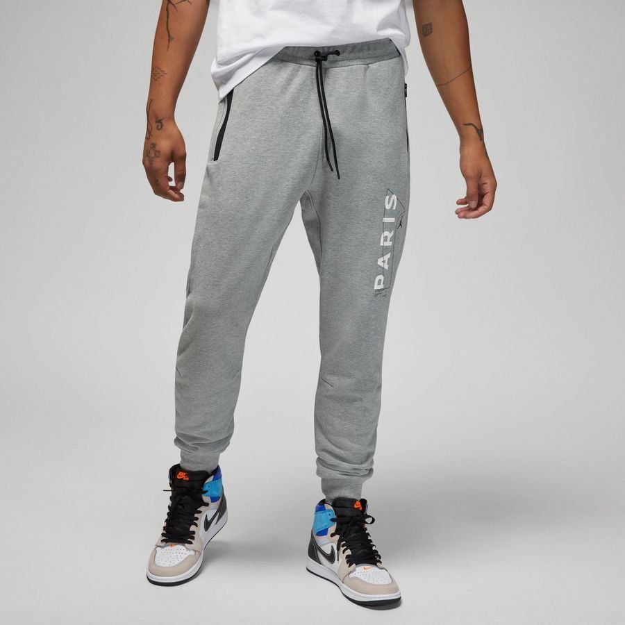 Paris Saint Germain Fleece Pants Jordan x PSG - Grey Heather/White