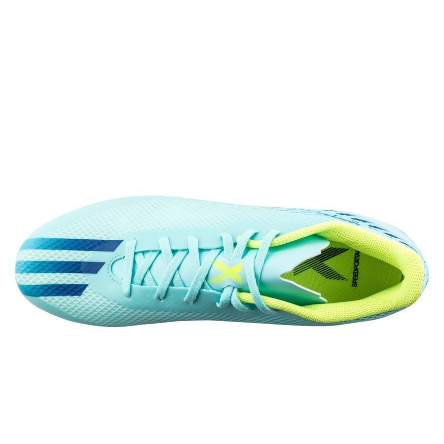 adidas X Speedportal .4 FG Al Rihla - Clear Aqua/Power Blue/Solar