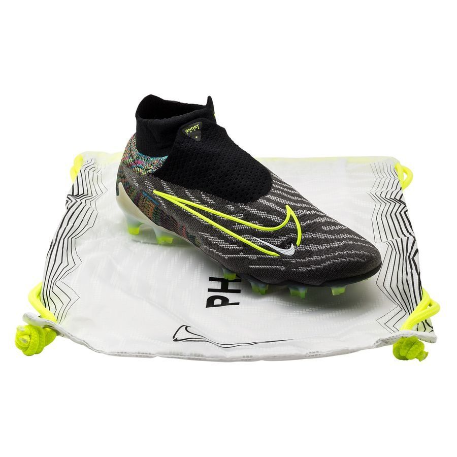 Nike Phantom GX Elite Fusion DF FG Link - Black/Volt/White/Blue Glow