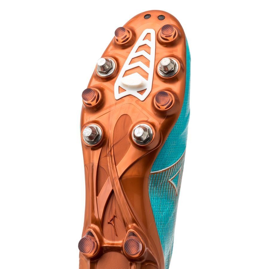 Mizuno Alpha Made in Japan SG Azure Blue - Blue/White/Copper